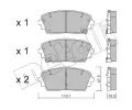 METELLI Sada brzdovch destiek ‐ MT 22-0941-0