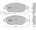 METELLI Sada brzdovch destiek ‐ MT 22-0952-0