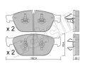 METELLI Sada brzdovch destiek ‐ MT 22-0954-0