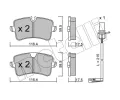 Sada brzdov�ch desti�ek&nbsp;METELLI&nbsp;&dash;&nbsp;MT 22-0955-0K