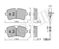 METELLI Sada brzdovch destiek ‐ MT 22-0955-1K