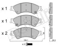 METELLI Sada brzdovch destiek ‐ MT 22-0971-0