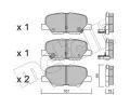 METELLI Sada brzdovch destiek ‐ MT 22-0995-0