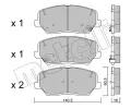 Sada brzdovch destiek METELLI ‐ MT 22-0997-0