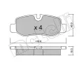 METELLI Sada brzdovch destiek ‐ MT 22-1023-0