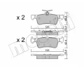 METELLI Sada brzdovch destiek ‐ MT 22-1042-0