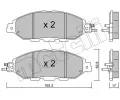 Sada brzdovch destiek METELLI ‐ MT 22-1045-0