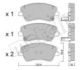 METELLI Sada brzdovch destiek ‐ MT 22-1092-0