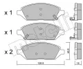 METELLI Sada brzdovch destiek ‐ MT 22-1113-0