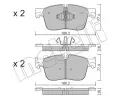 Sada brzdovch destiek METELLI ‐ MT 22-1124-0