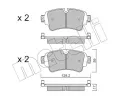 METELLI Sada brzdovch destiek ‐ MT 22-1129-0