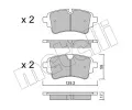 METELLI Sada brzdovch destiek ‐ MT 22-1129-1