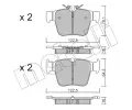 METELLI Sada brzdovch destiek ‐ MT 22-1135-0