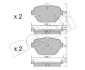 METELLI Sada brzdovch destiek ‐ MT 22-1138-0