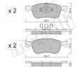 METELLI Sada brzdovch destiek ‐ MT 22-1142-0