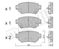 METELLI Sada brzdovch destiek ‐ MT 22-1159-0