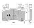 METELLI Sada brzdovch destiek ‐ MT 22-1179-0