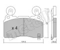 METELLI Sada brzdovch destiek ‐ MT 22-1179-1
