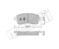 METELLI Sada brzdovch destiek ‐ MT 22-1185-0