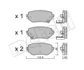 METELLI Sada brzdovch destiek ‐ MT 22-1192-0