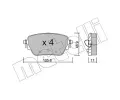 METELLI Sada brzdovch destiek ‐ MT 22-1195-0