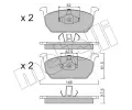 METELLI Sada brzdovch destiek ‐ MT 22-1214-0