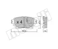 Sada brzdovch destiek METELLI ‐ MT 22-1229-0
