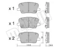 Sada brzdovch destiek METELLI ‐ MT 22-1232-0