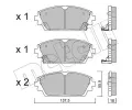 METELLI Sada brzdovch destiek ‐ MT 22-1237-0