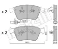 Sada brzdovch destiek METELLI ‐ MT 22-1253-0