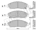 Sada brzdovch destiek METELLI ‐ MT 22-1291-0