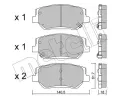 METELLI Sada brzdovch destiek ‐ MT 22-1297-0