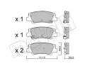 METELLI Sada brzdovch destiek ‐ MT 22-1299-0