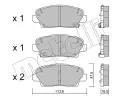 Sada brzdovch destiek METELLI ‐ MT 22-1302-0