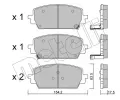Sada brzdovch destiek METELLI ‐ MT 22-1303-0