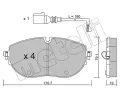 METELLI Sada brzdovch destiek ‐ MT 22-1322-0