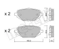 Sada brzdovch destiek METELLI ‐ MT 22-1324-0