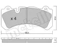 Sada brzdovch destiek METELLI ‐ MT 22-1328-0