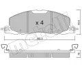 METELLI Sada brzdovch destiek ‐ MT 22-1330-0