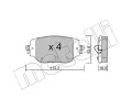 Sada brzdovch destiek METELLI ‐ MT 22-1346-0