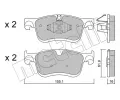 METELLI Sada brzdovch destiek ‐ MT 22-1349-0