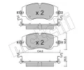 Sada brzdovch destiek METELLI ‐ MT 22-1350-0