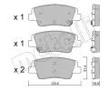 Sada brzdovch destiek METELLI ‐ MT 22-1360-0