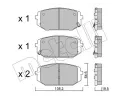 Sada brzdovch destiek METELLI ‐ MT 22-1361-0