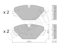 Sada brzdov�ch desti�ek&nbsp;METELLI&nbsp;&dash;&nbsp;MT 22-1393-0