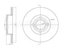 METELLI Brzdov kotou - 256 mm ‐ MT 23-0062