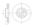 METELLI Brzdov kotou - 283 mm ‐ MT 23-0295