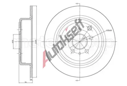 METELLI Brzdov kotou - 295 mm MT 23-0337, 23-0337