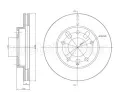METELLI Brzdov kotou - 258 mm ‐ MT 23-0347
