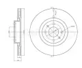 METELLI Brzdov kotou - 284 mm ‐ MT 23-0369C